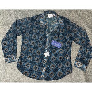 Panhandle Women XL- Low Cut- Thin- Sexy- Western Shirt-NWT -(60-18) Check It Out